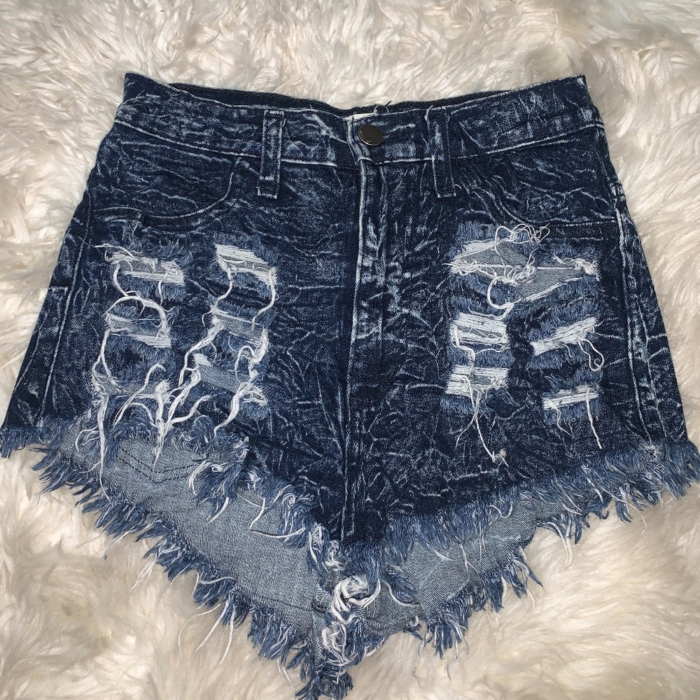 Denim Super High Waist Women’s Shorts